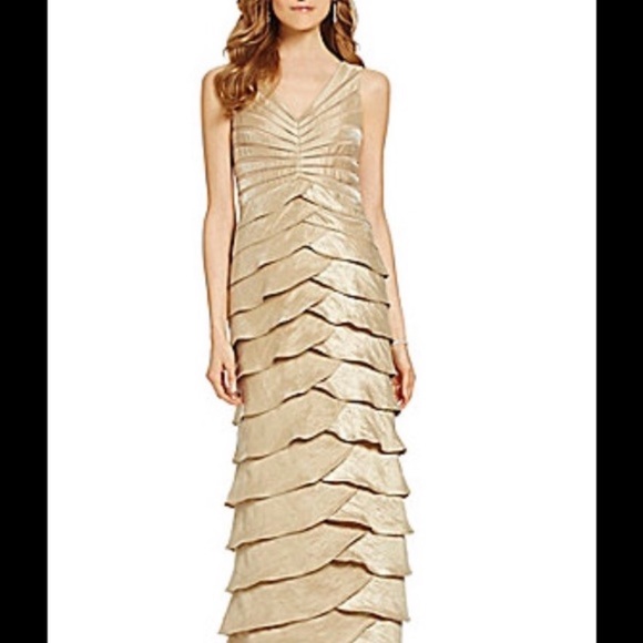 Adrianna Papell tiered bolero dress jacket - Picture 3 of 3